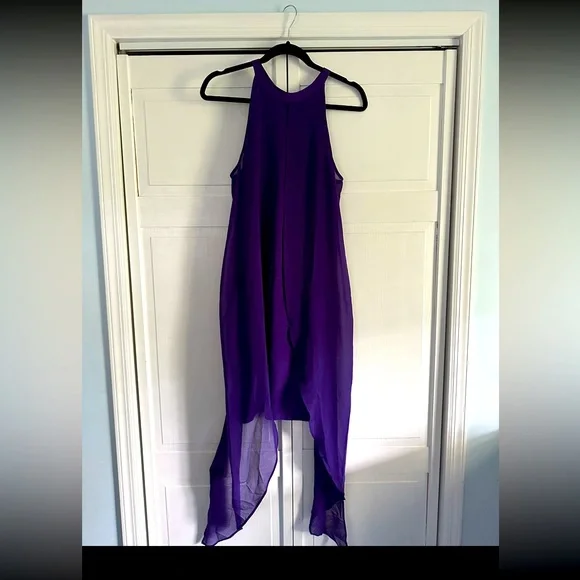 VENUS | Dresses | Venus Size 6 Purple Chiffon Overlay Bandage Dress |  Poshmark